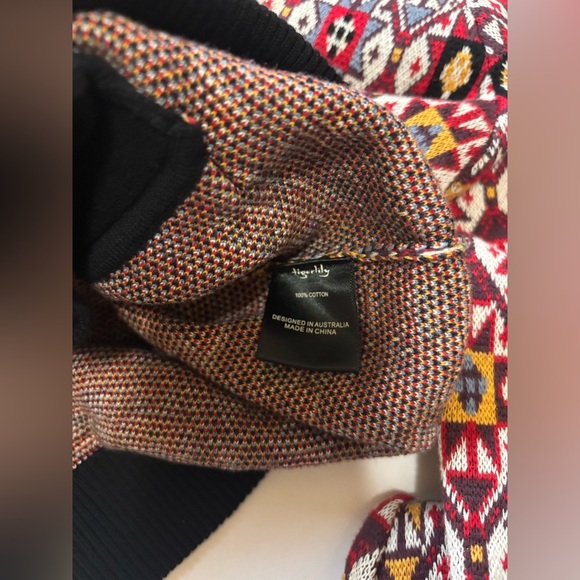 Tigerlily bichette bomber jacket size 8 100% cotton - Picture 6 of 7